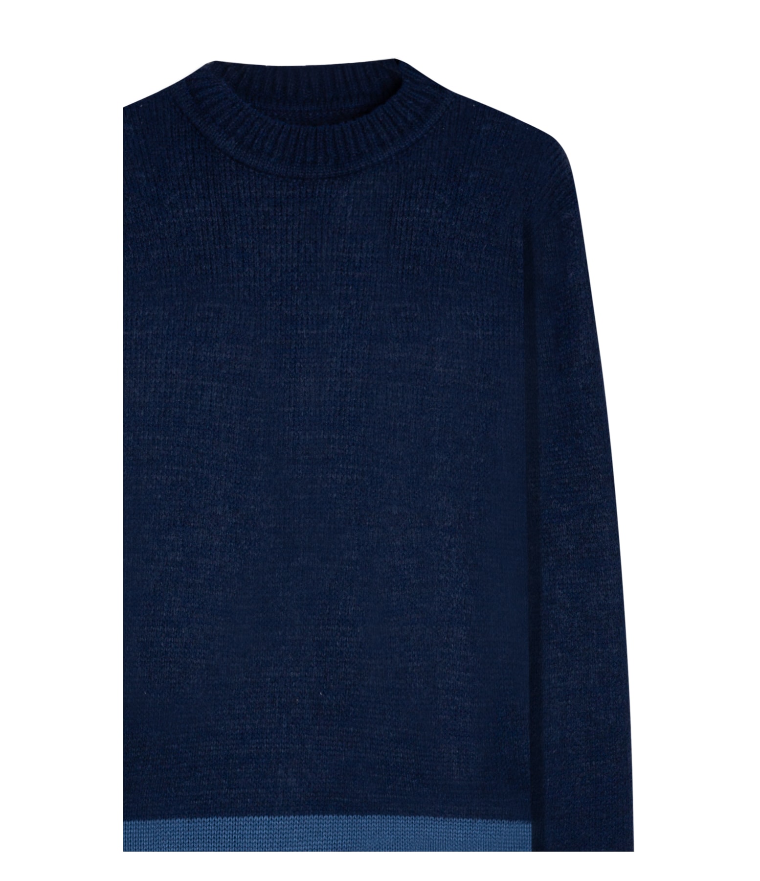 Tricot Color Block Marinho