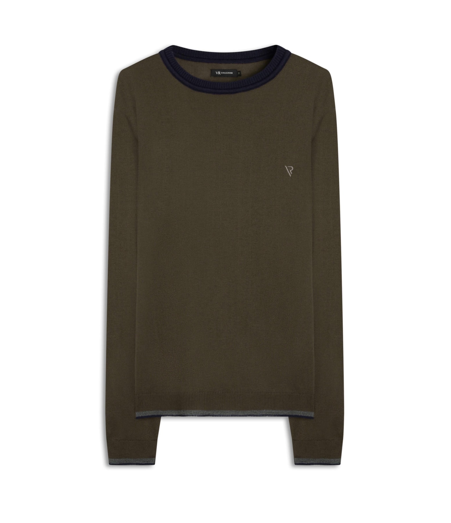 Tricot Color Block Two Tones Marrom