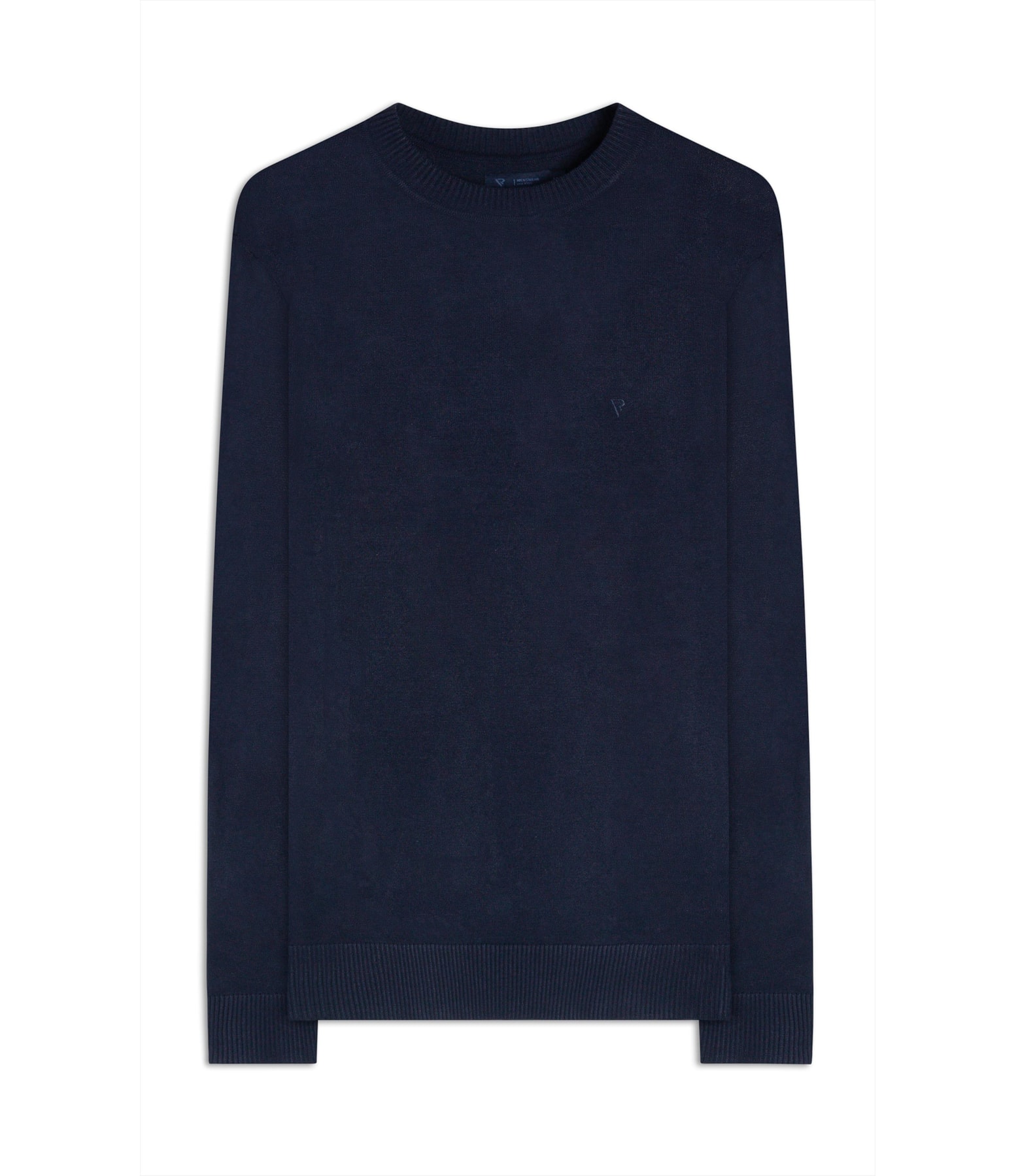 Tricot Gola Redonda Dark Navy