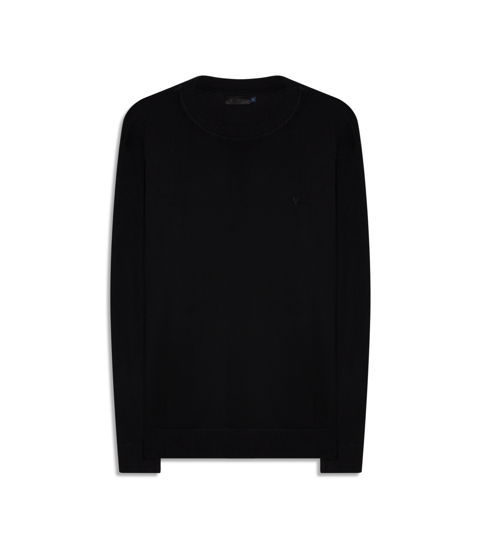 Tricot Gola Redonda Preto
