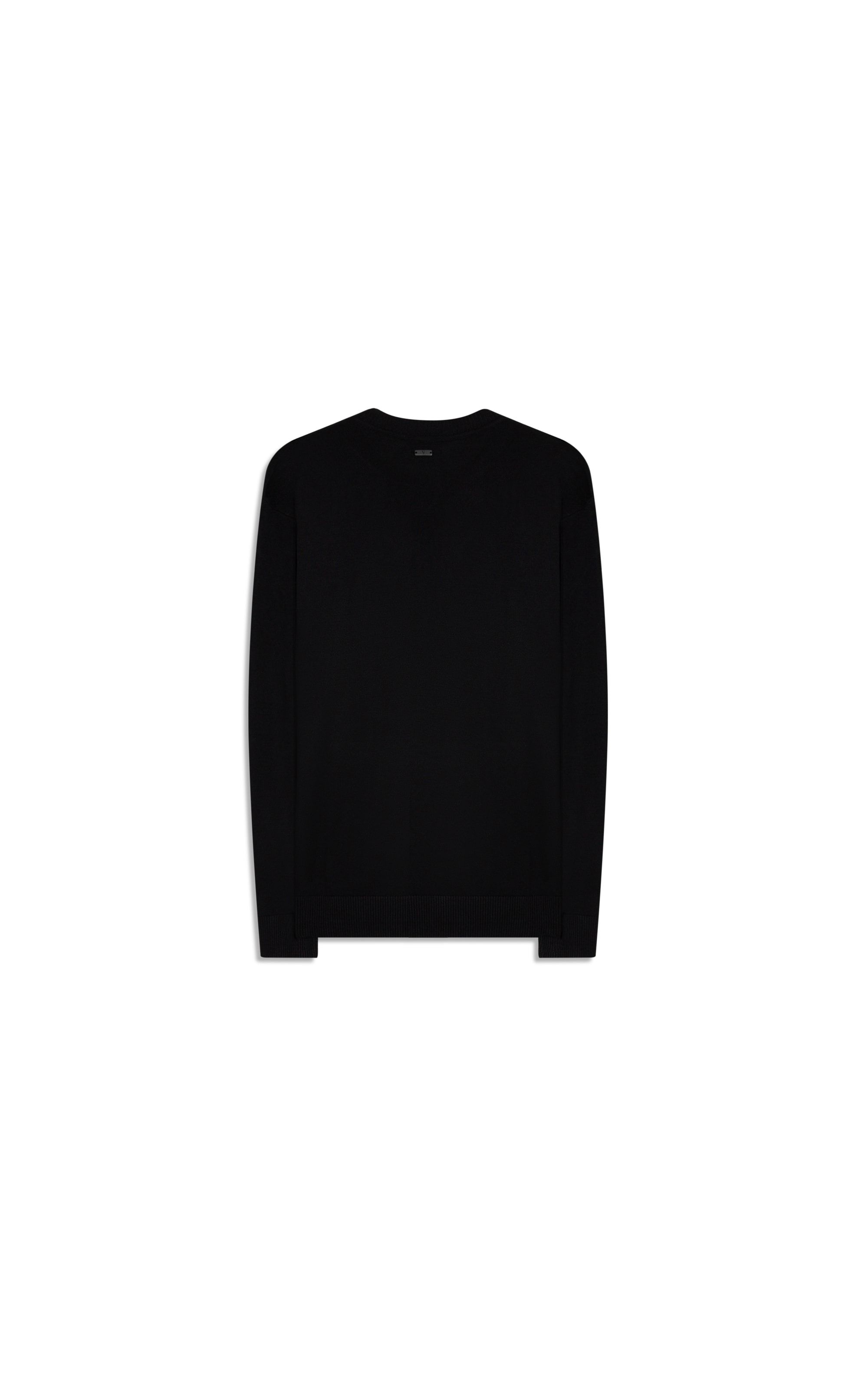 Tricot Gola Redonda Preto