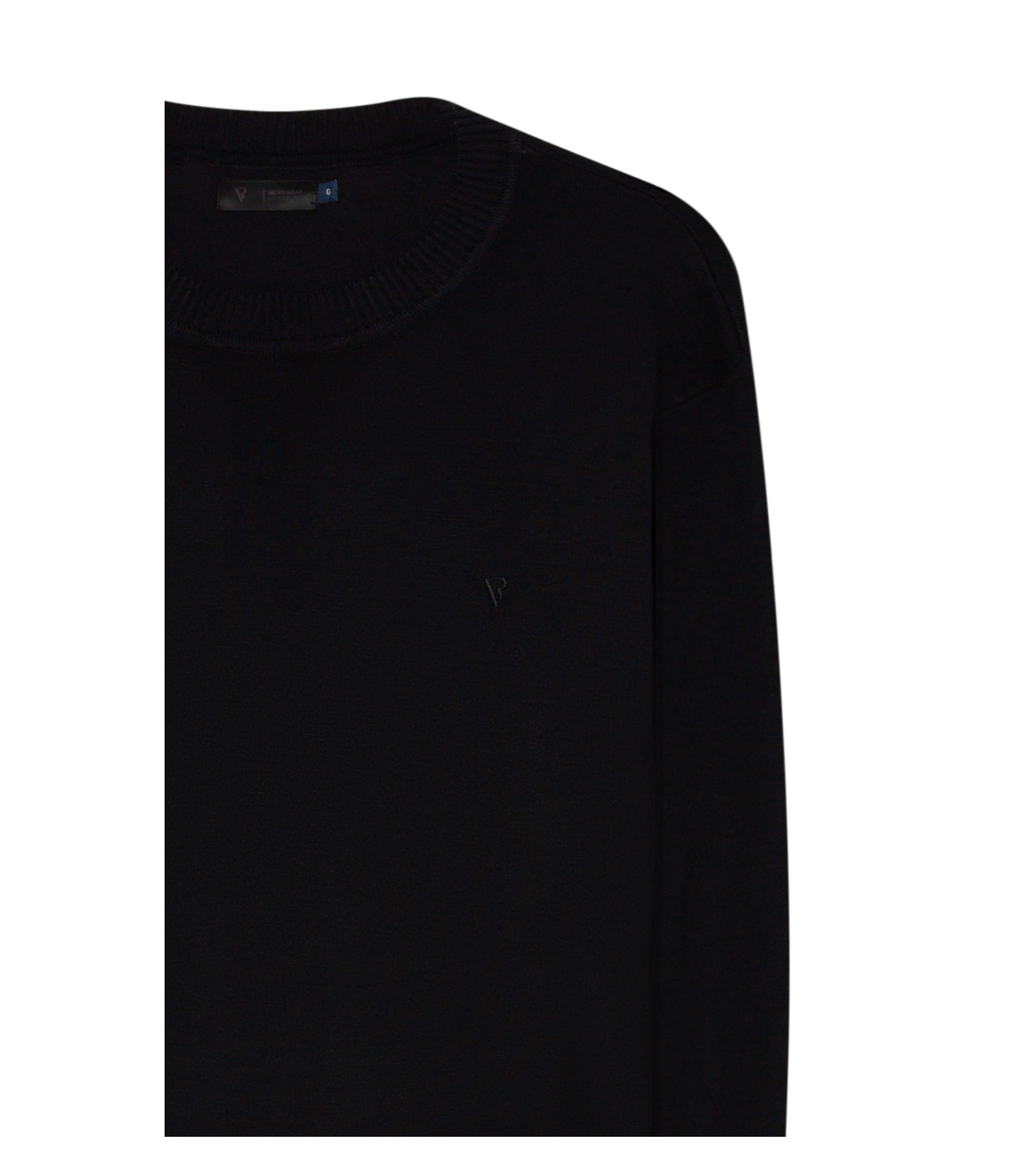 Tricot Gola Redonda Preto