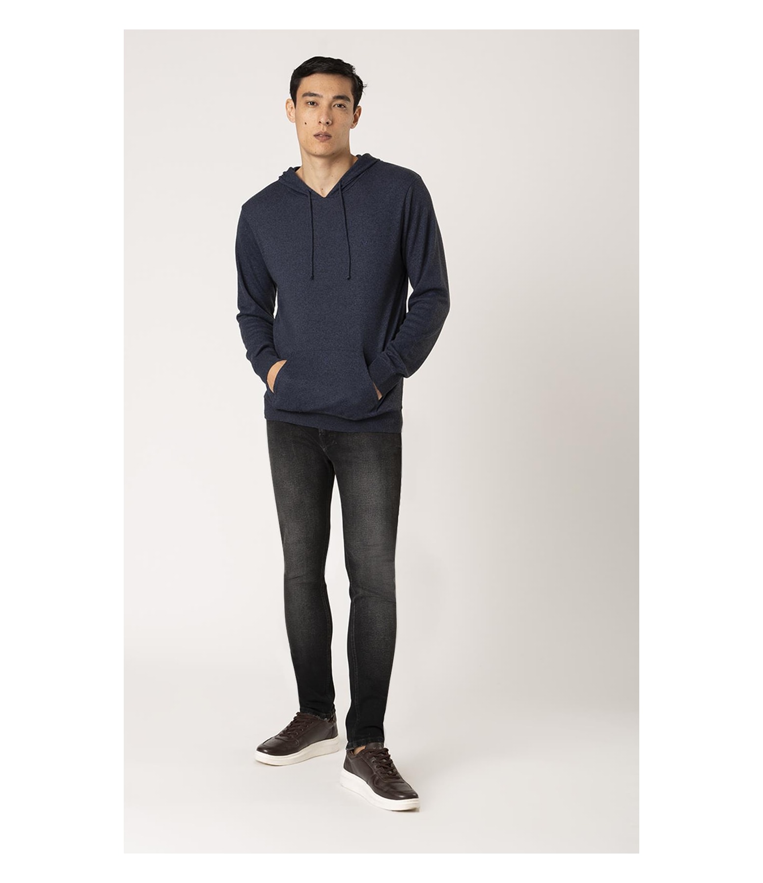 Tricot Hoodie Dark Navy