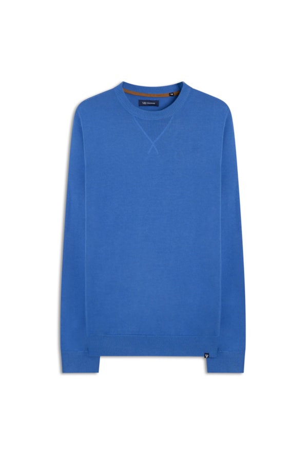 Tricot Melange Azul Bic