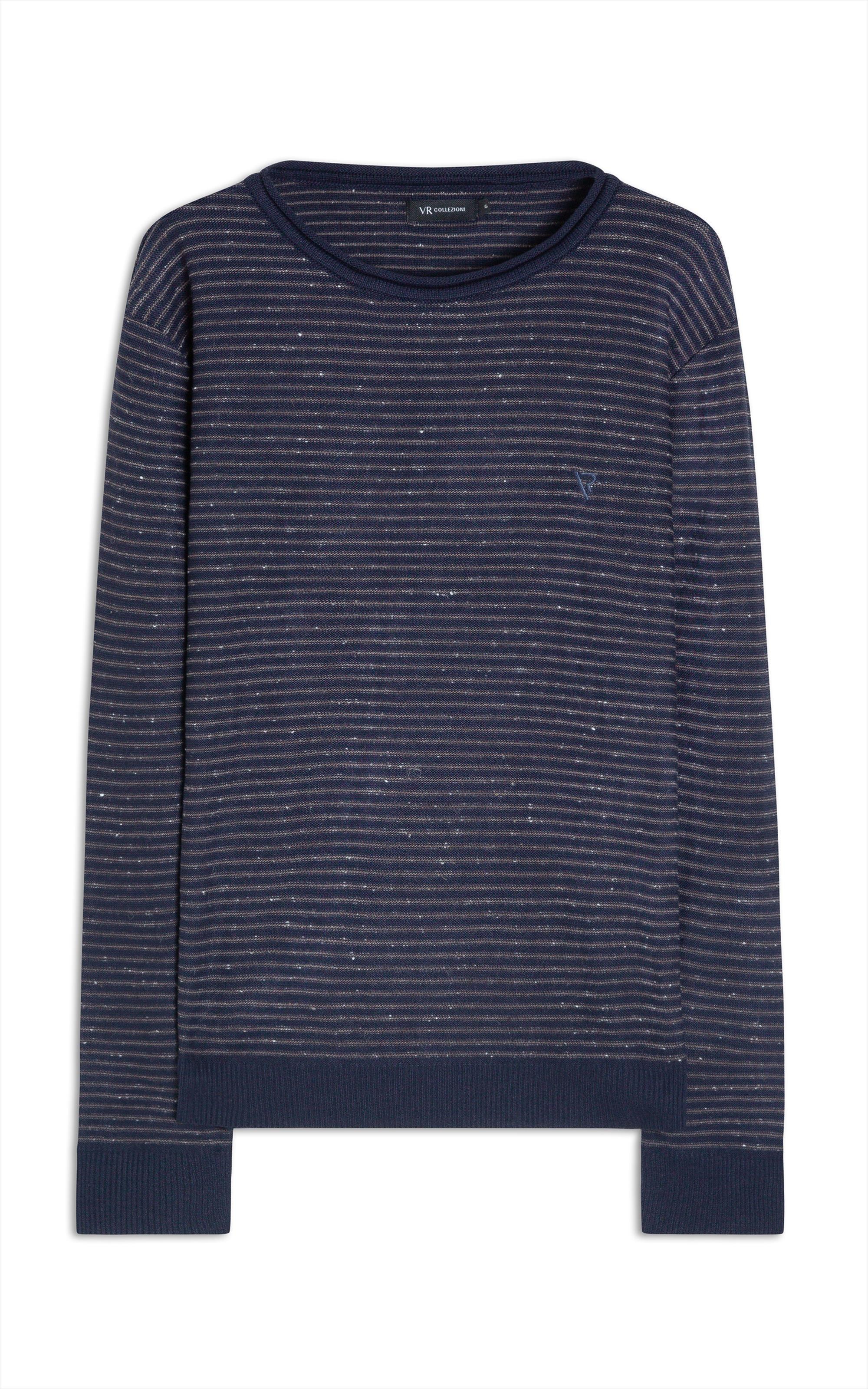 Tricot Melange Listras Dark Navy