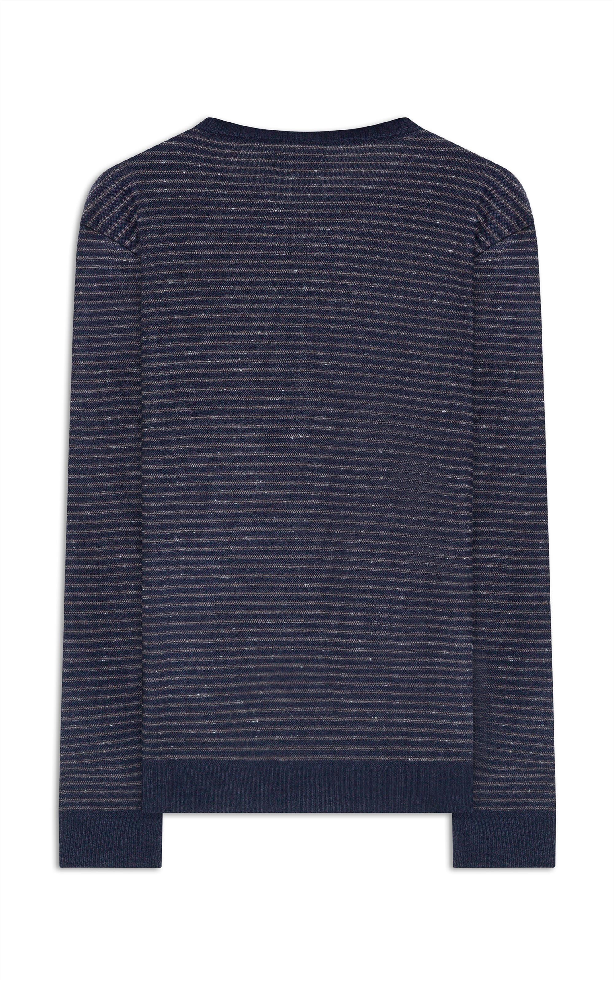 Tricot Melange Listras Dark Navy