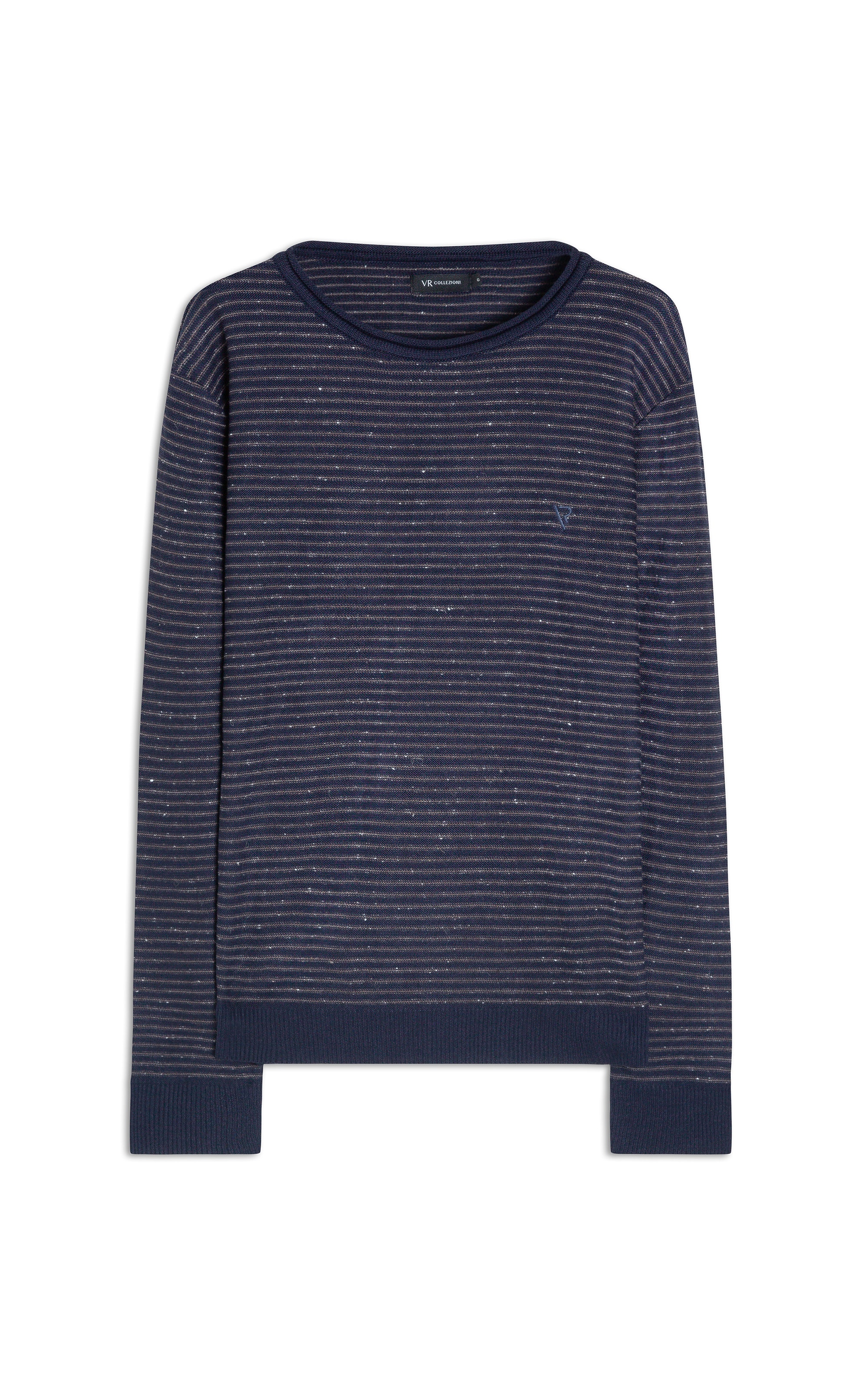 Tricot Melange Listras Dark Navy