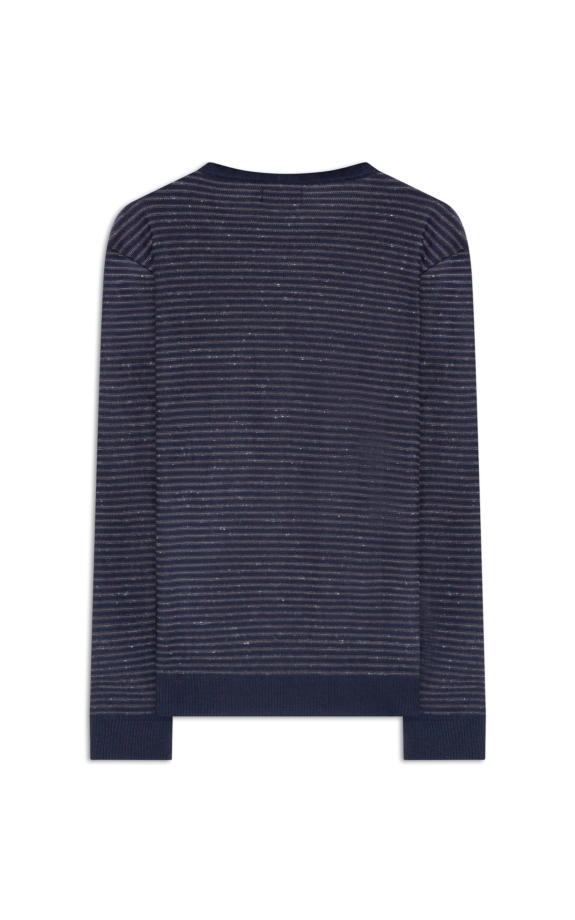 Tricot Melange Listras Dark Navy