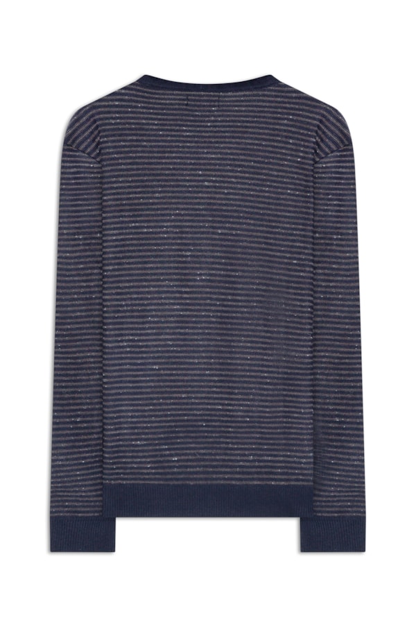 Tricot Melange Listras Dark Navy