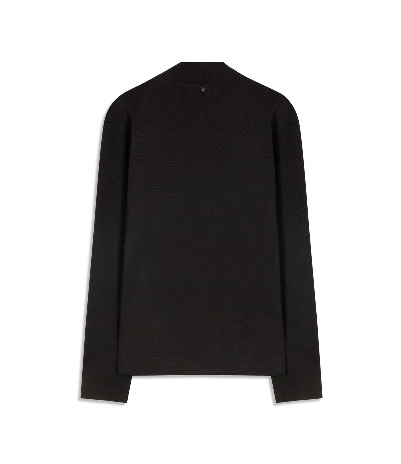 Tricot Ml Gola Alta Ziper Preto