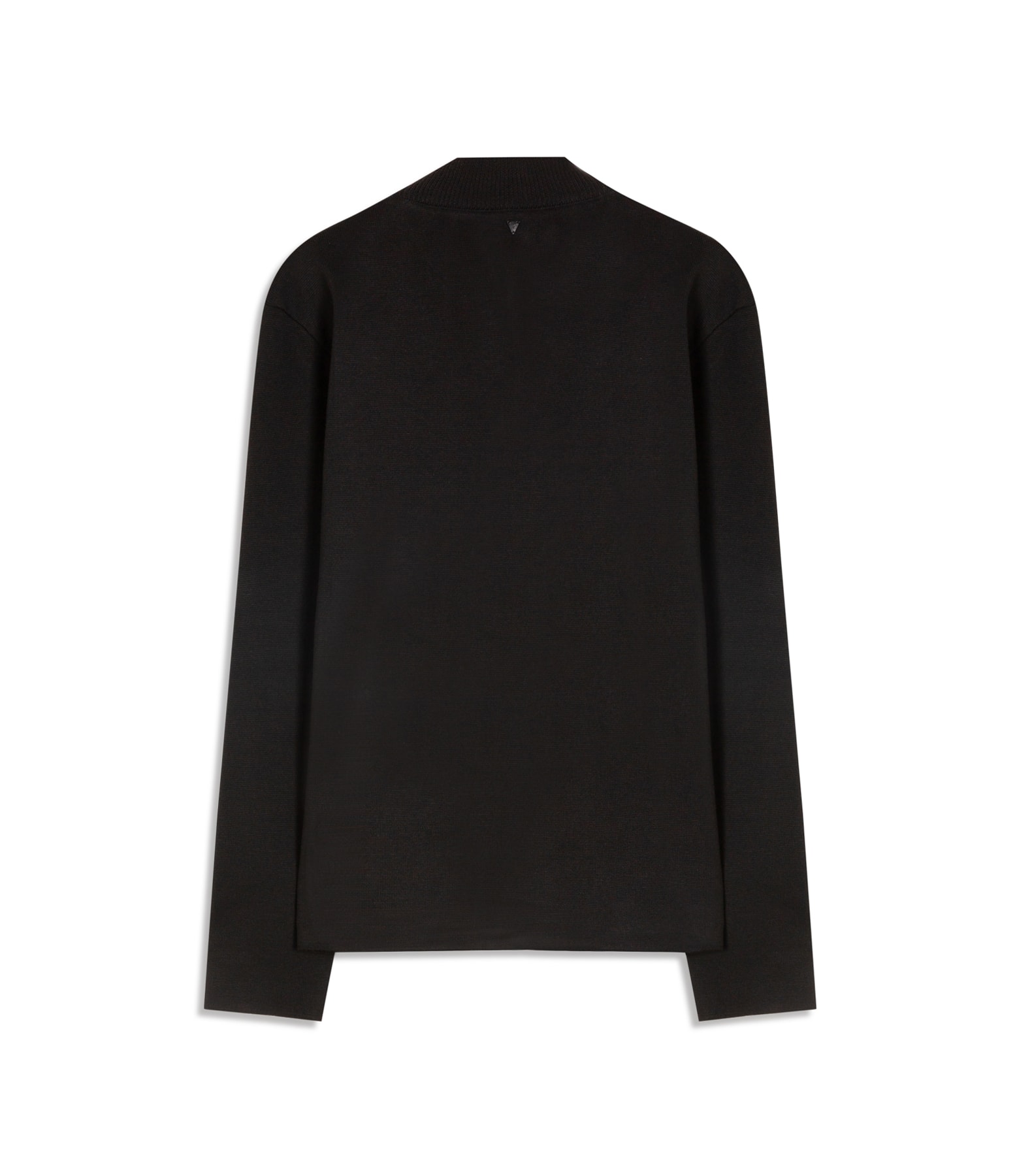 Tricot Ml Gola Alta Ziper Preto