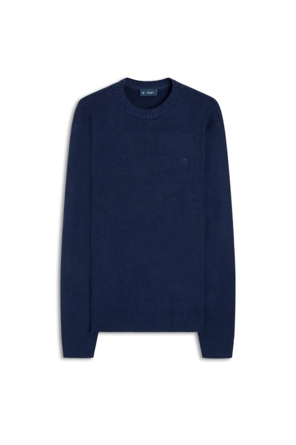 Tricot Rib Heavy Azul Bic