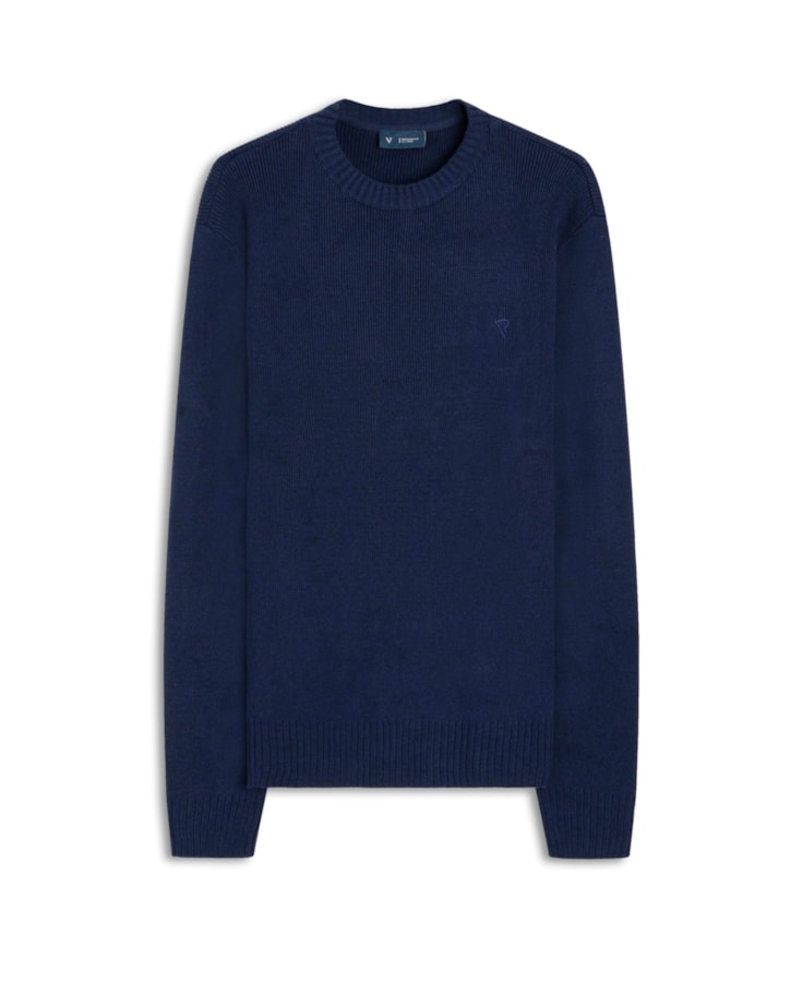 Tricot Rib Heavy Azul Bic
