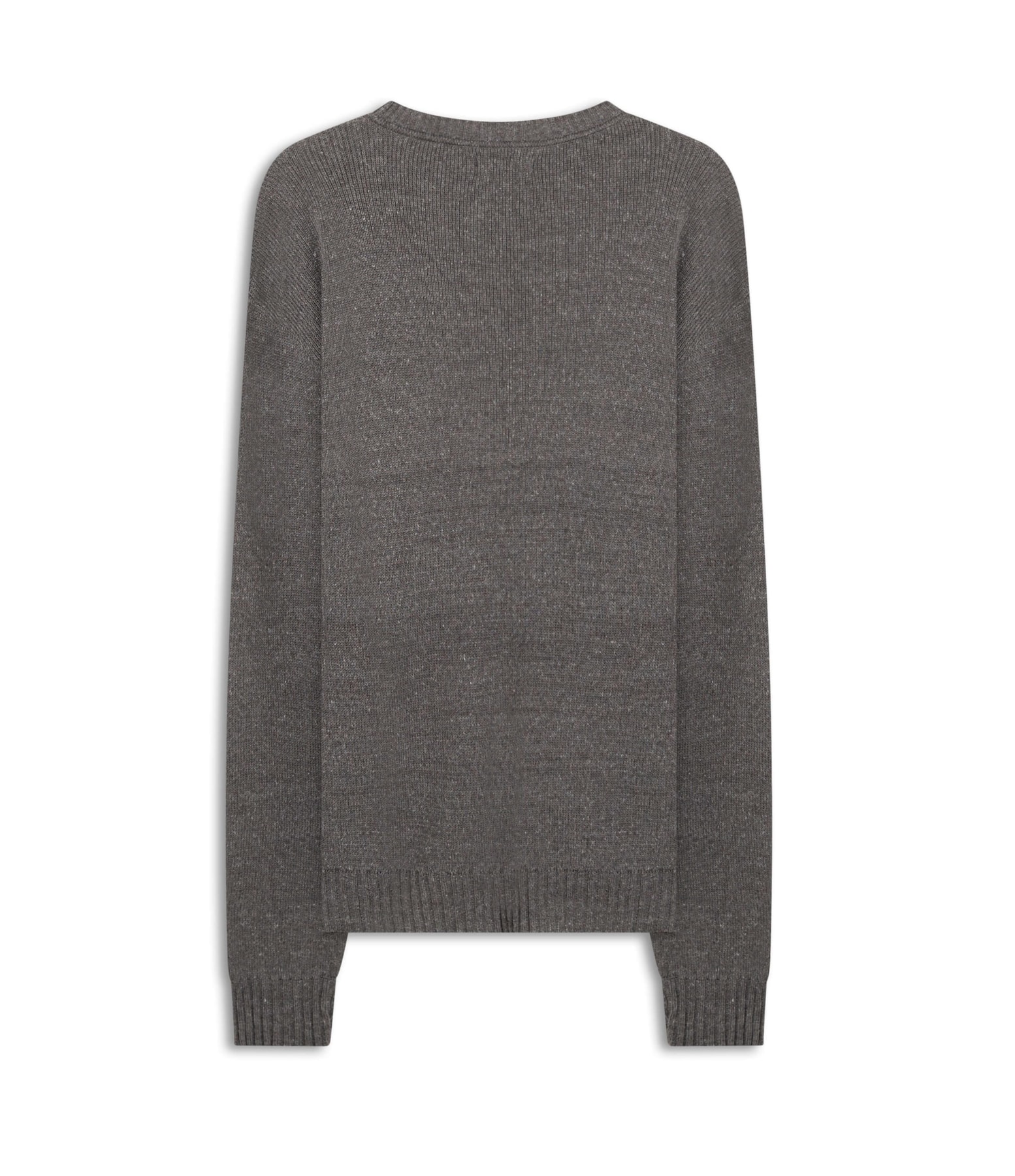Tricot Rib Heavy Cinza Mescla