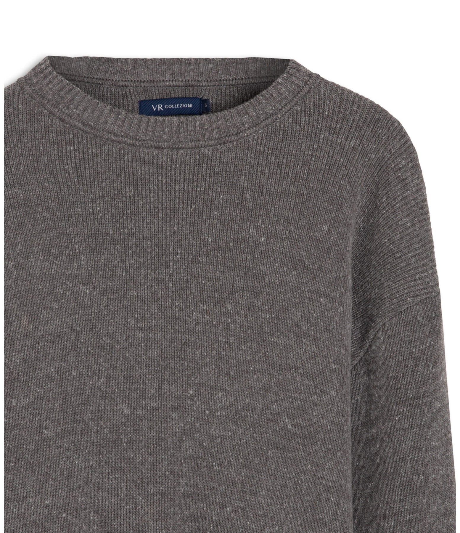 Tricot Rib Heavy Cinza Mescla