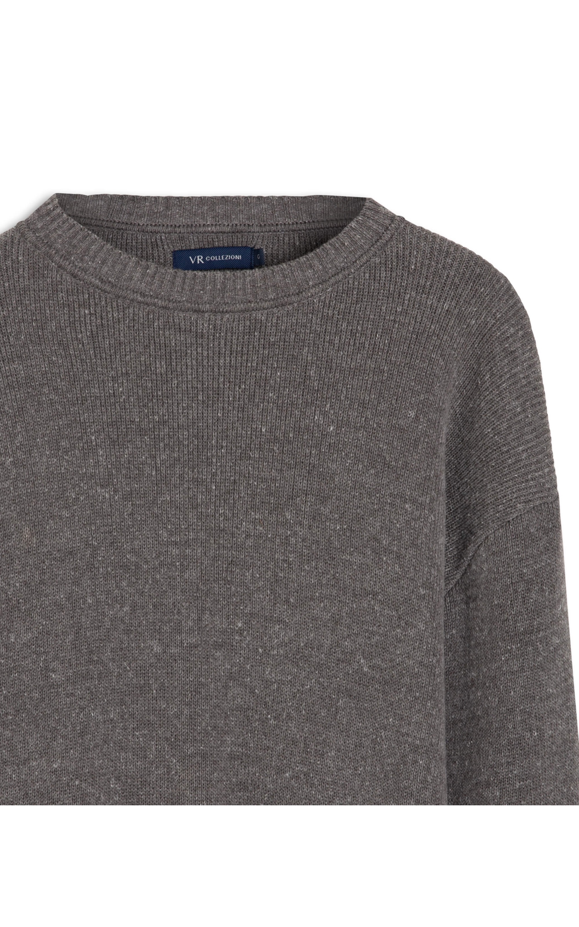 Tricot Rib Heavy Cinza Mescla