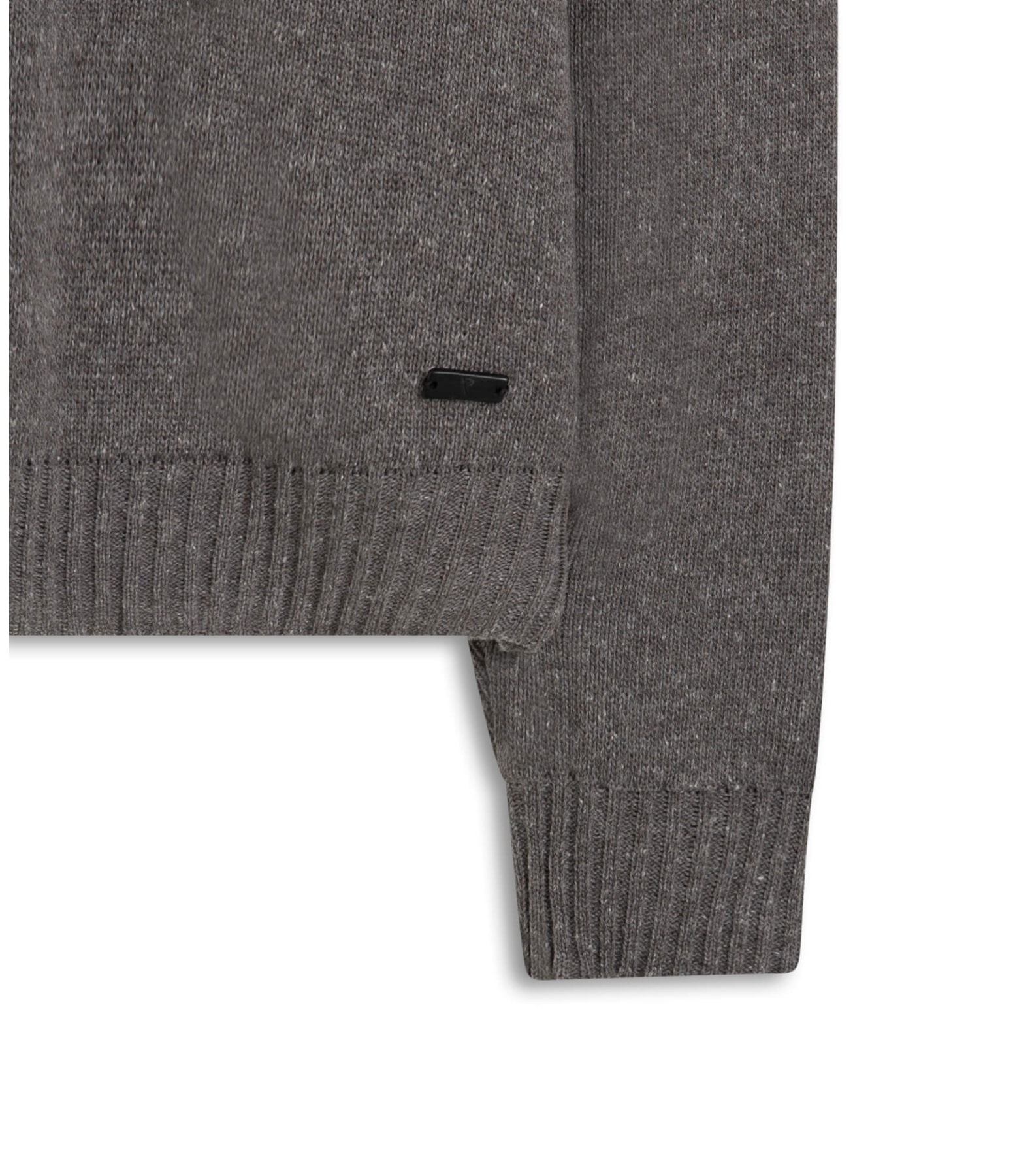 Tricot Rib Heavy Cinza Mescla