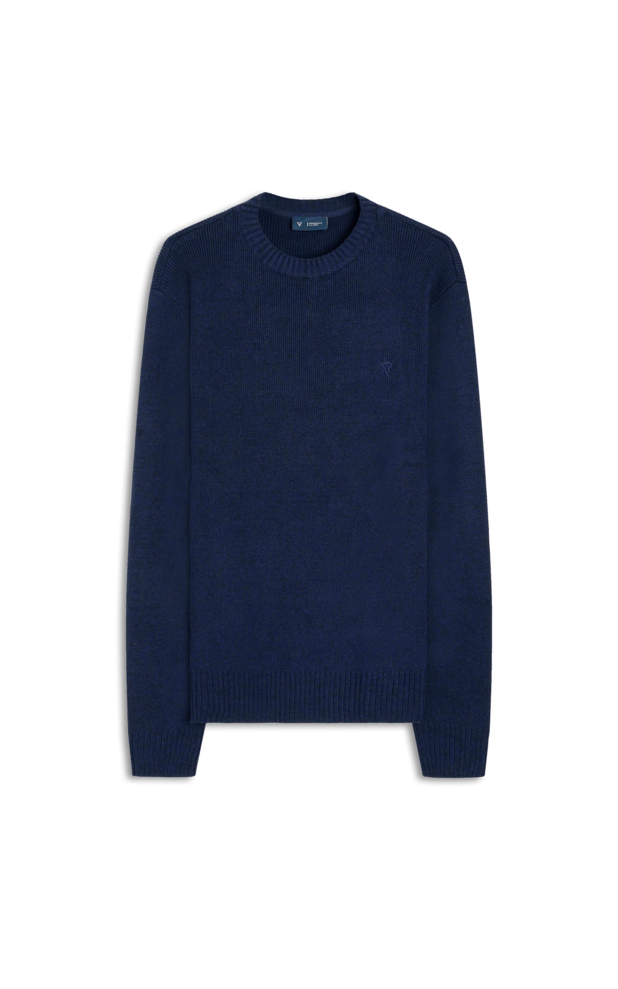 Tricot Rib Heavy Sweater Azul Bic