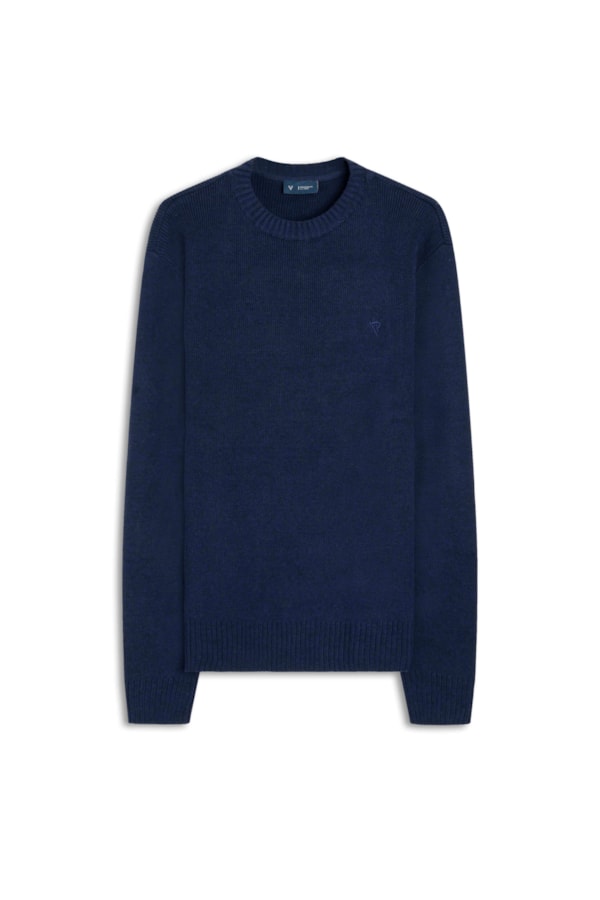 Tricot Rib Heavy Sweater Azul Bic