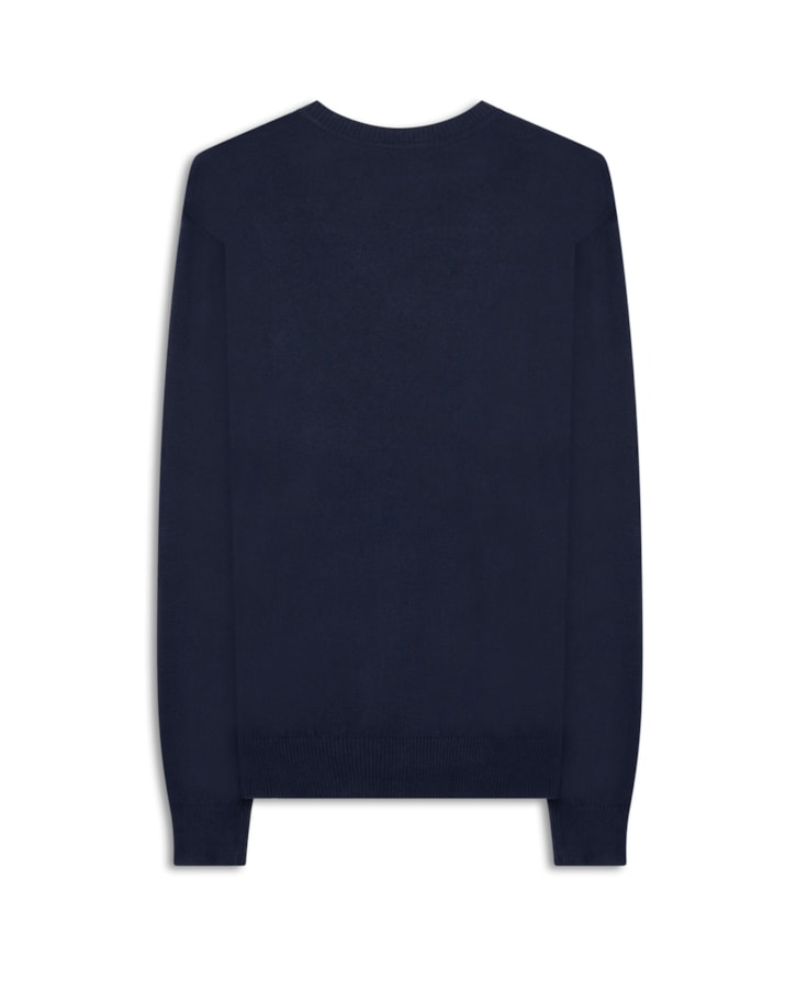 Tricot v Neck Dark Navy