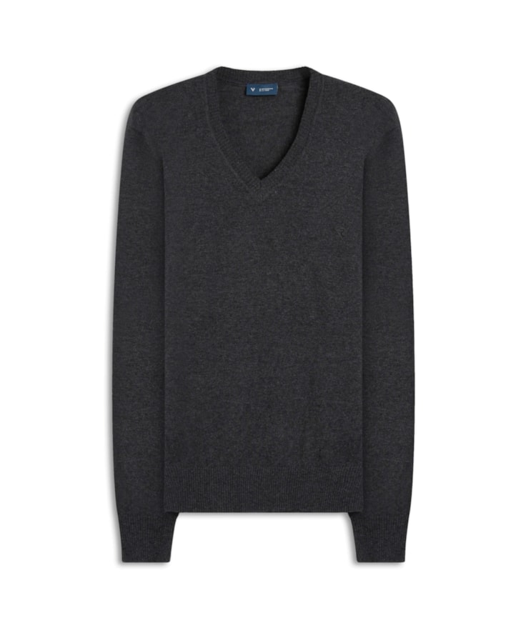 Tricot v Neck Grafite
