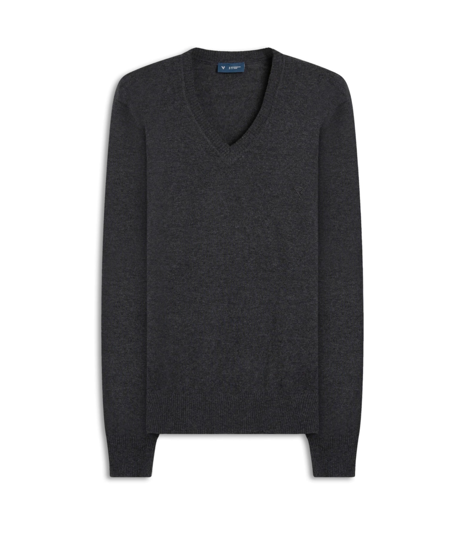 Tricot v Neck Grafite