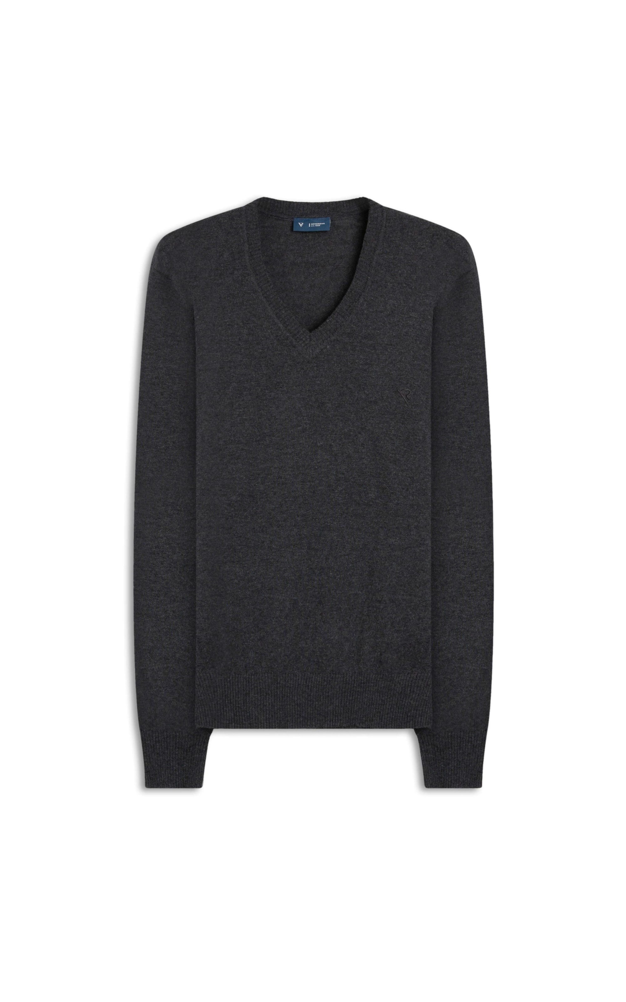 Tricot v Neck Grafite
