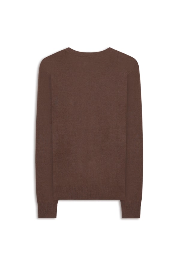 Tricot v Neck Tabaco