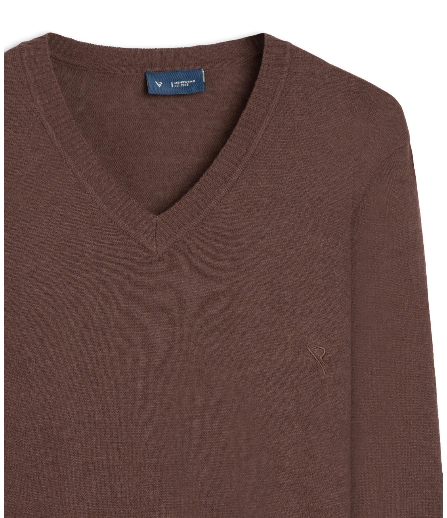 Tricot v Neck Tabaco
