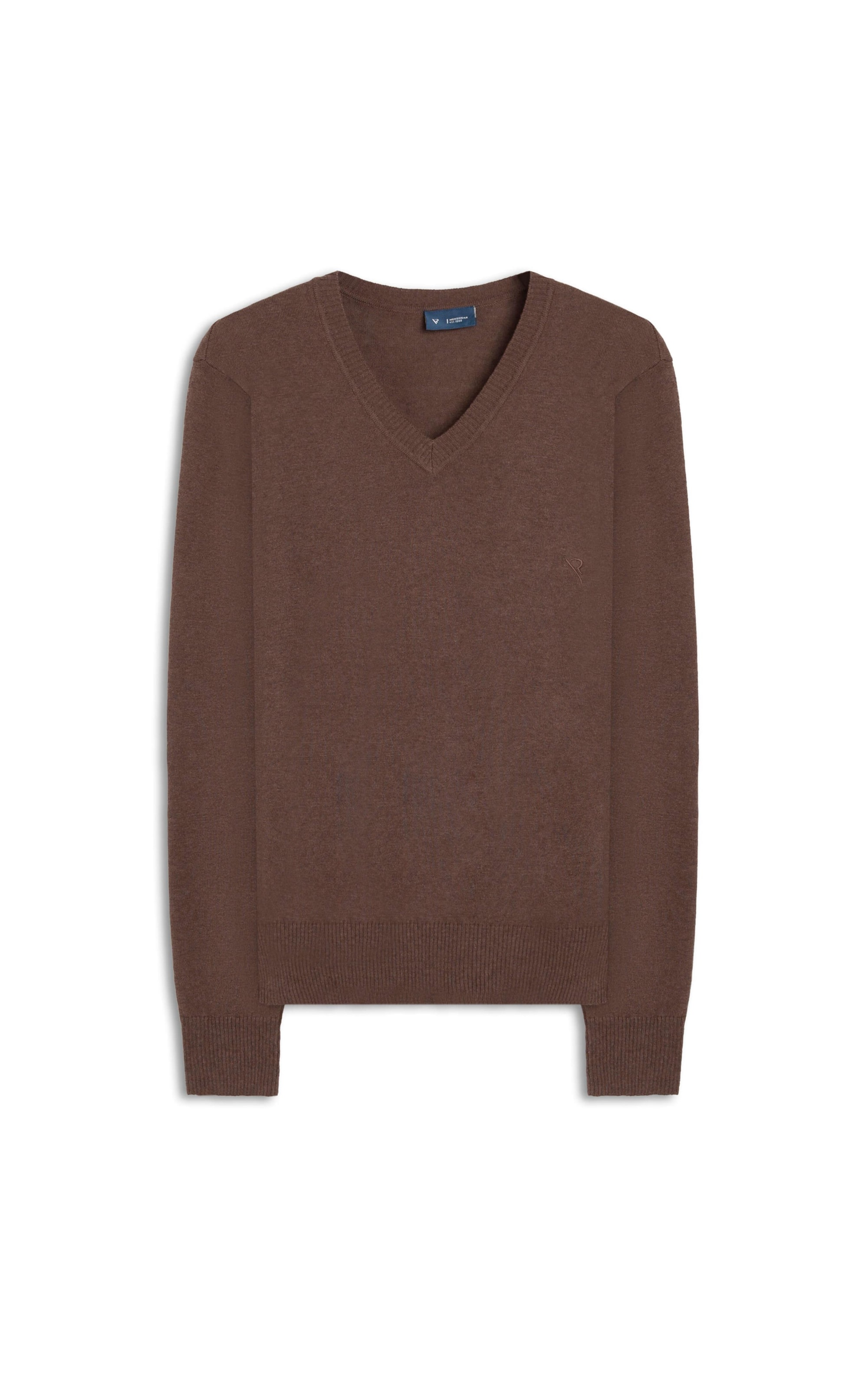 Tricot v Neck Tabaco