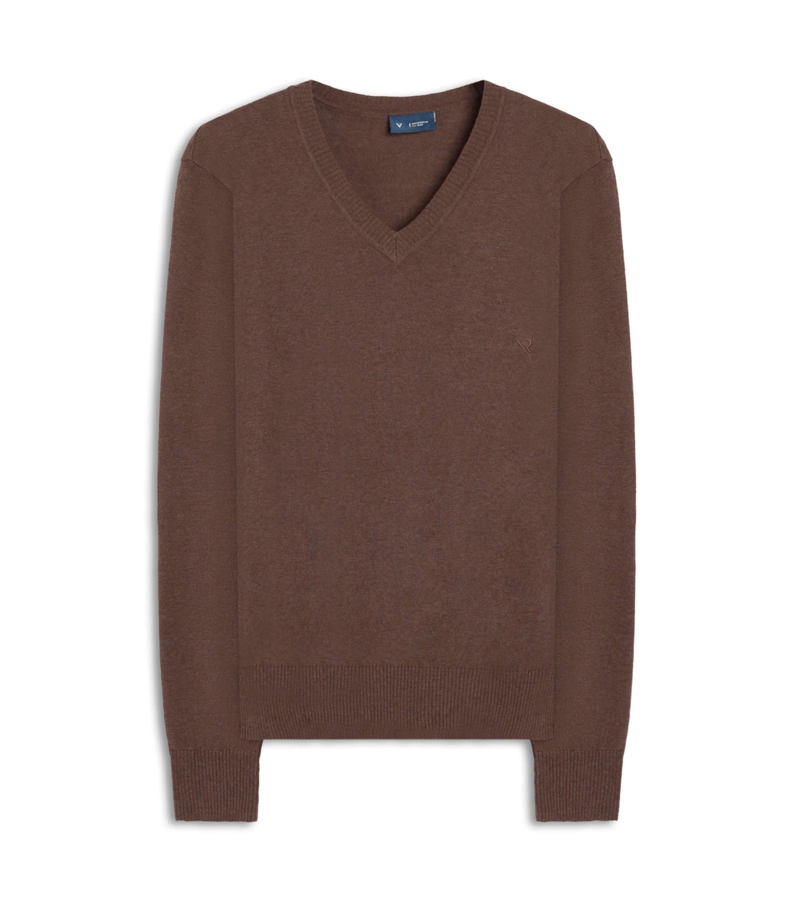 Tricot v Neck Tabaco