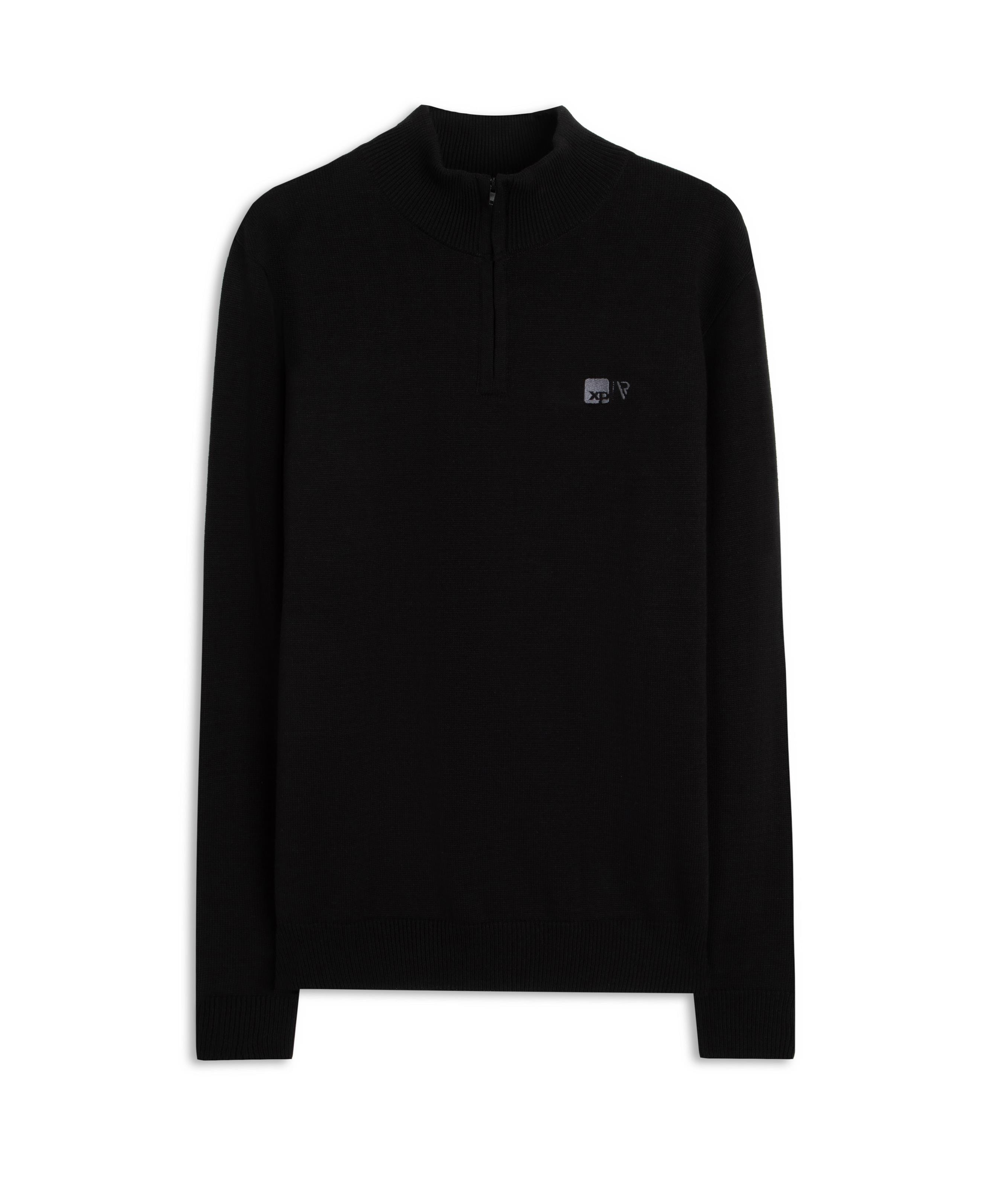Tricot Zíper Xp Preto