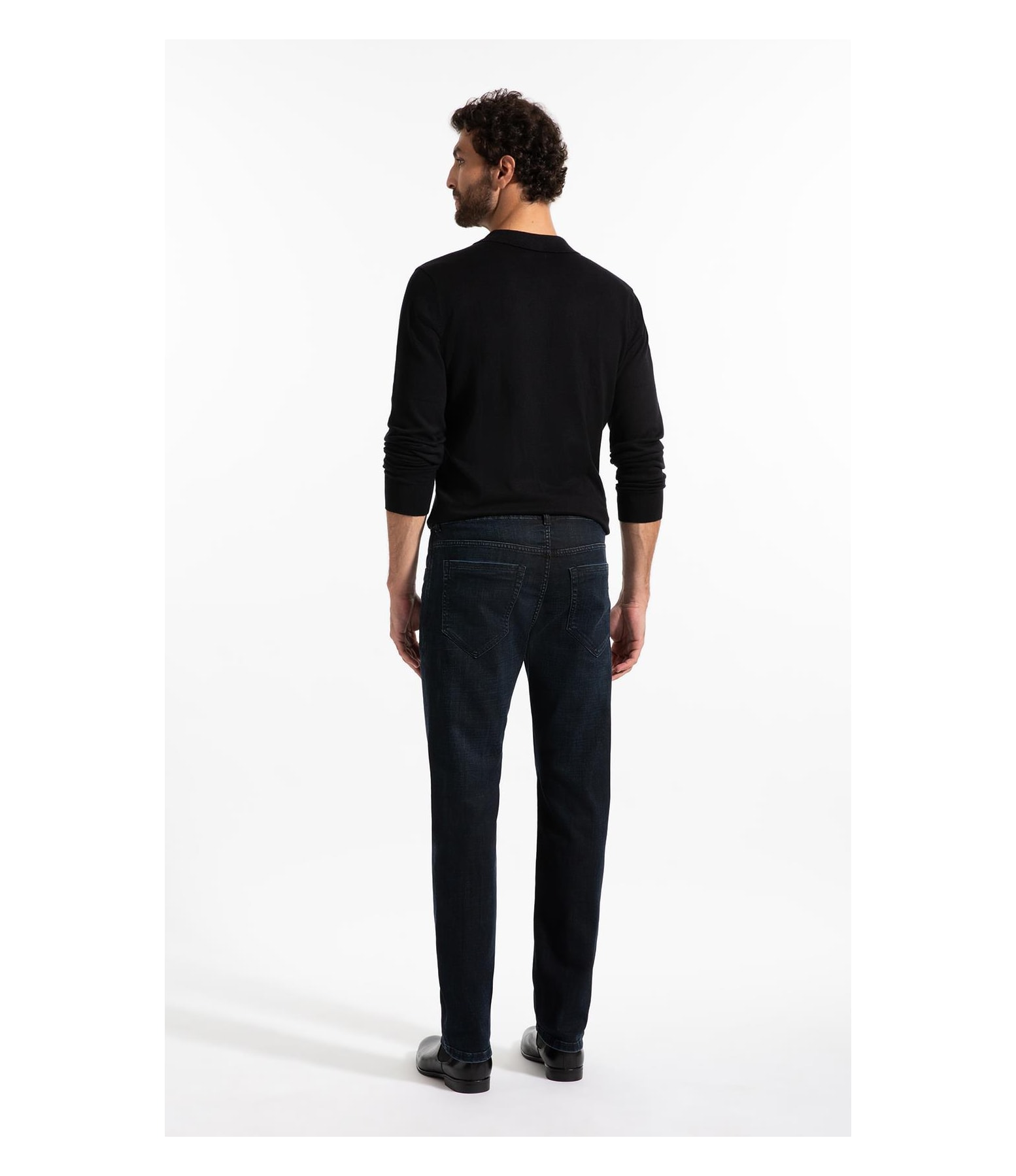 Visco Indigo Elastic (Classic) 5 Pockets Lav. Médio 3d