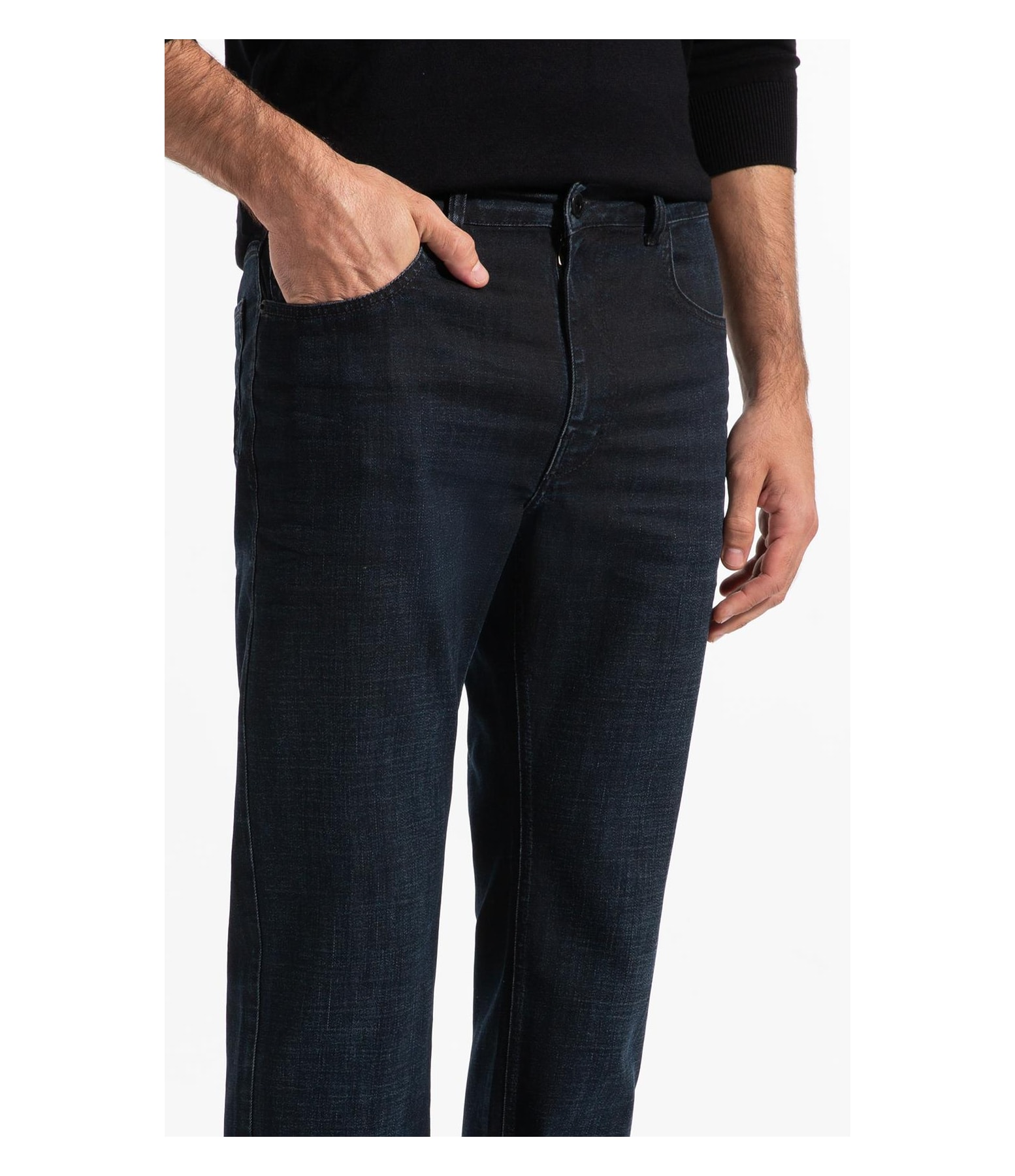 Visco Indigo Elastic (Classic) 5 Pockets Lav. Médio 3d