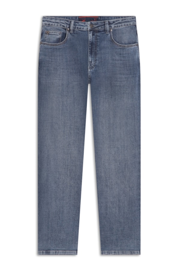 Visco Indigo Elastic (Slim) 5 Pockets Lav.Claro C/Luva                        
