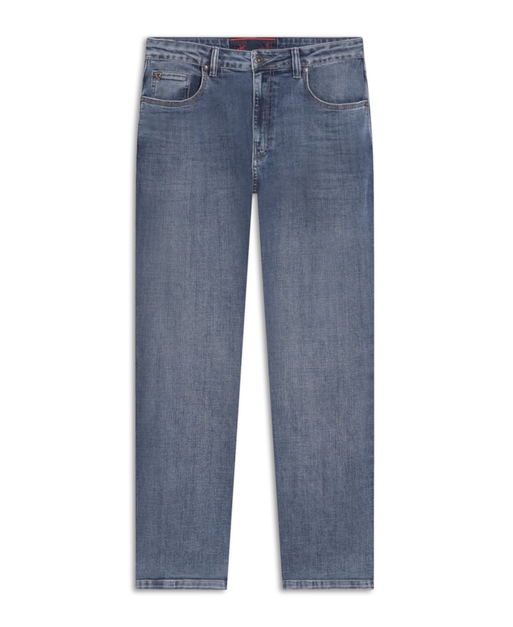 Visco Indigo Elastic (Slim) 5 Pockets Lav.Claro C/Luva                        
