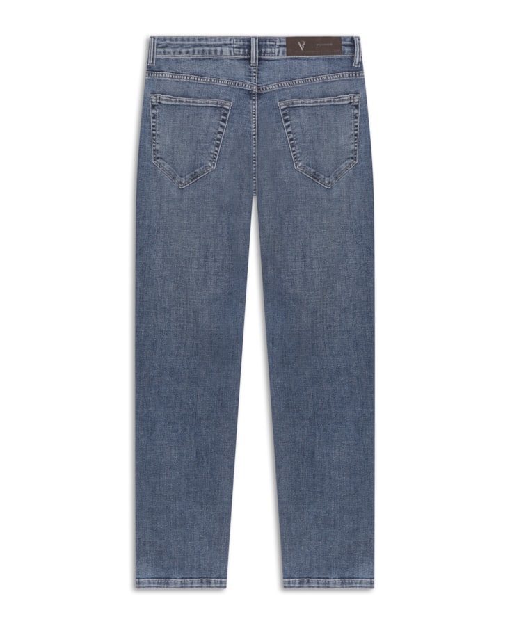 Visco Indigo Elastic (Slim) 5 Pockets Lav.Claro C/Luva                        